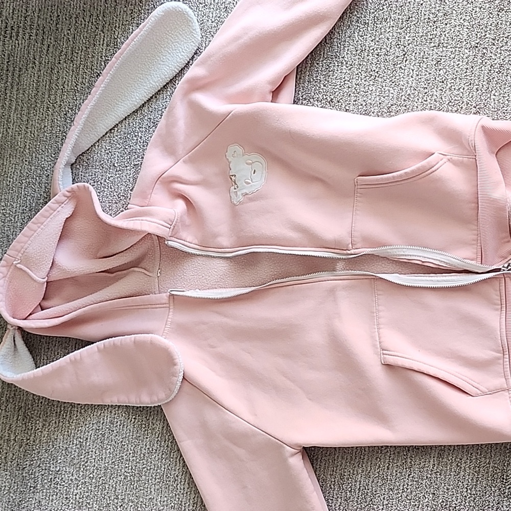 Pink bunny ear kawaii jacket